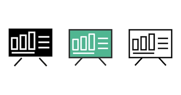 financial report vector icon