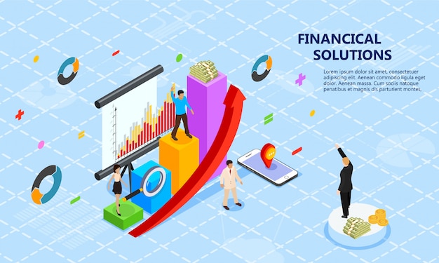 Financial solutions landing page