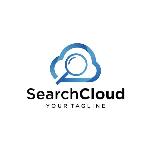 Find cloud logo design template