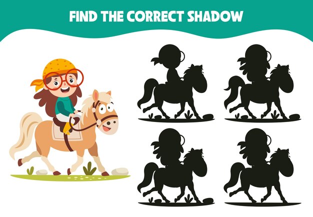 Find The Correct Shadow Activity