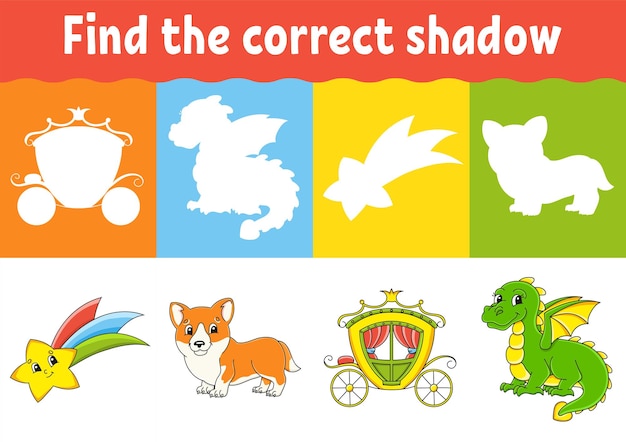 Find the correct shadow.