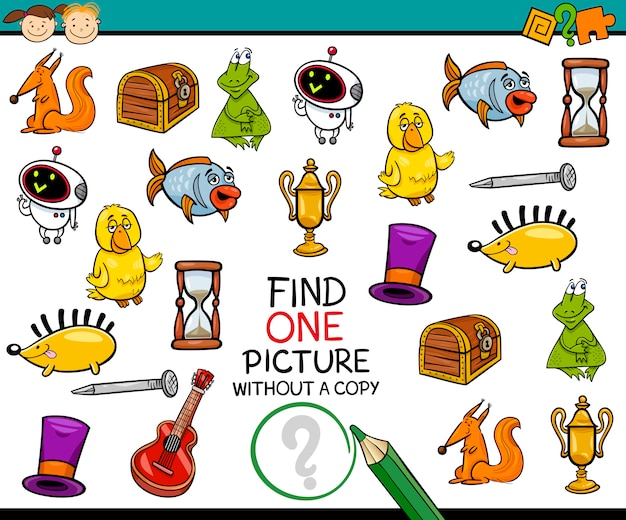 find single picture game cartoon