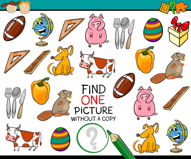 find single picture game cartoon