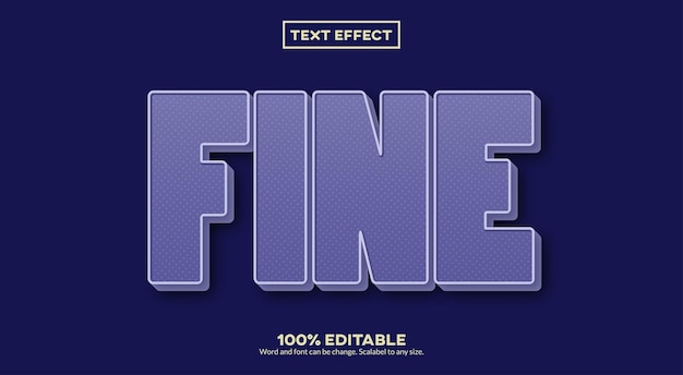 Fine Simple 3D Text Effect