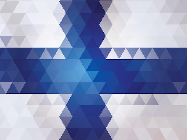 Finland flag of Vector