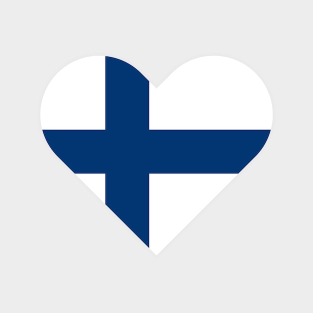 Finland Heart flag