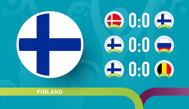 Finland national team Schedule matches in the final stage at the 2020 Football Championship