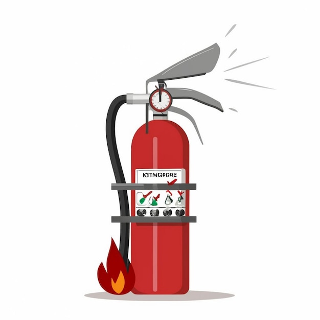 Fire extinguisher vector illustration