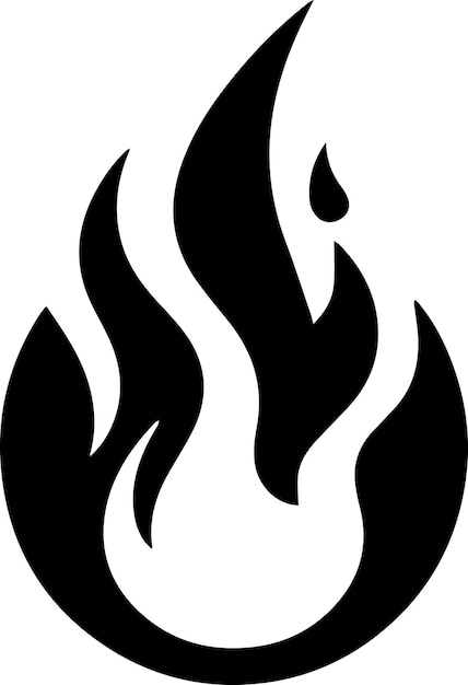 Fire Flame Icon vector art illustration 25