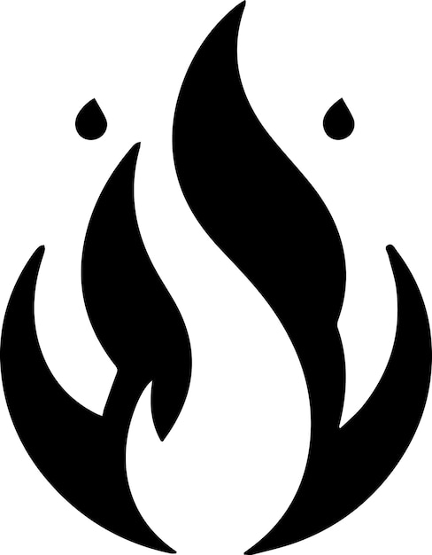 Fire Flame Icon vector art illustration 8