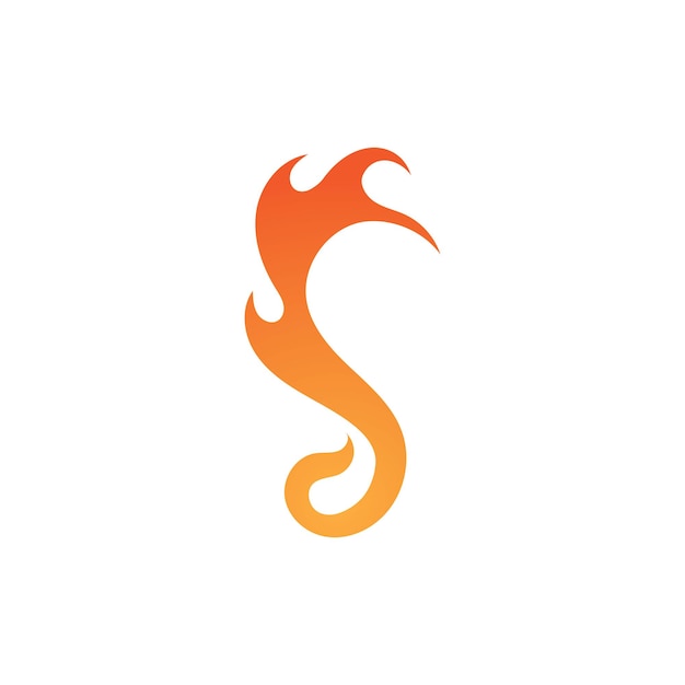 Fire flame logo  design template