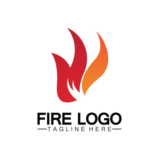 Fire Flame Logo design vector template