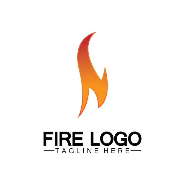 Fire Flame Logo design vector template