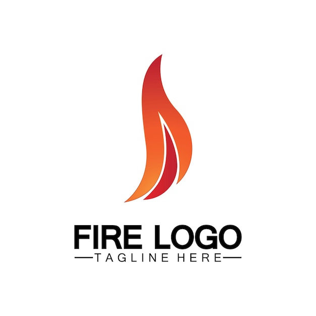 Fire Flame Logo design vector template