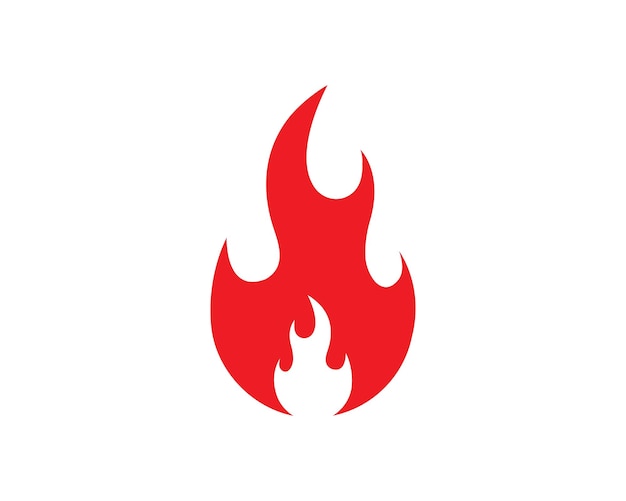 Fire flame Logo icon vector illustration design template