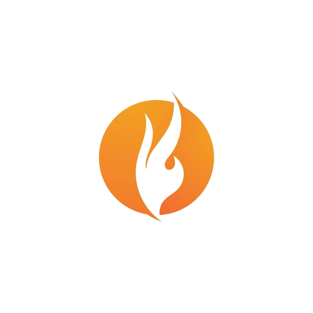 Fire flame Logo Template vector icon Oil gas and energy logo