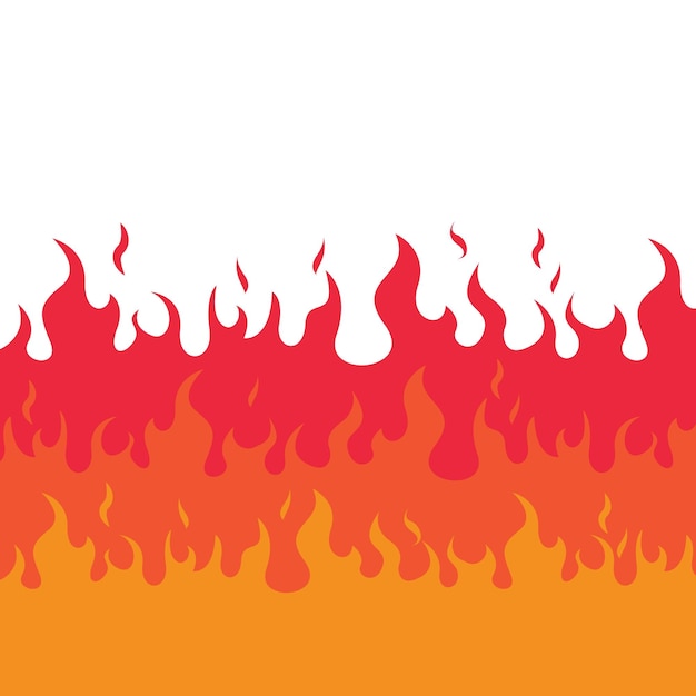 Fire flame vector illustration design template