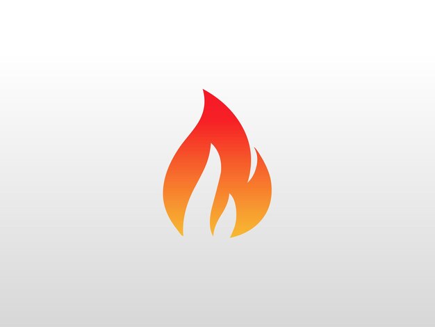 fire flames for warning symbols fire flammable warning icon vector design