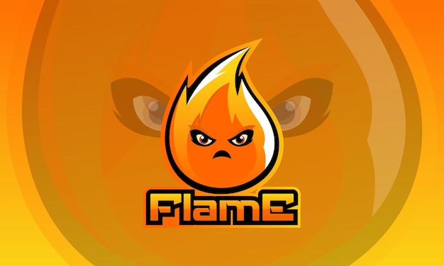 Fire Gaming Logo Illustration