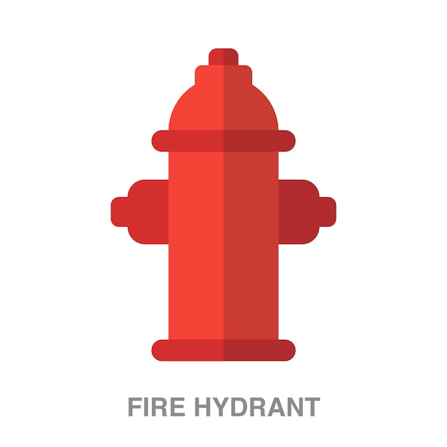 Fire hydrant illustration on transparent background