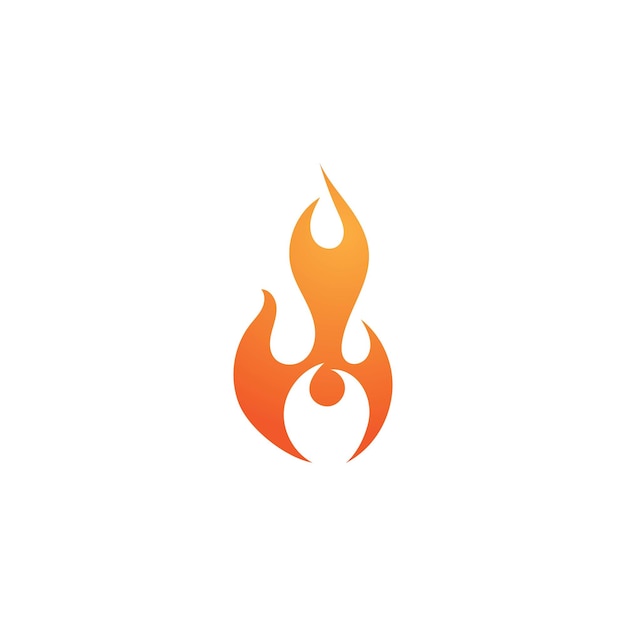 Fire logo vector illustration design