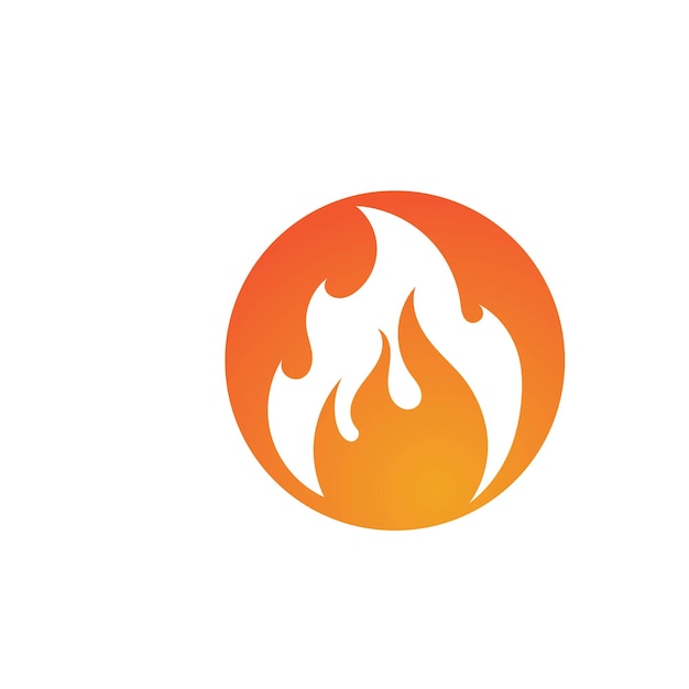 Fire logo vector illustration design