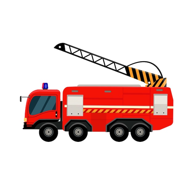 Fire truck Fire engine Emergency fire vehicle template Red transportation