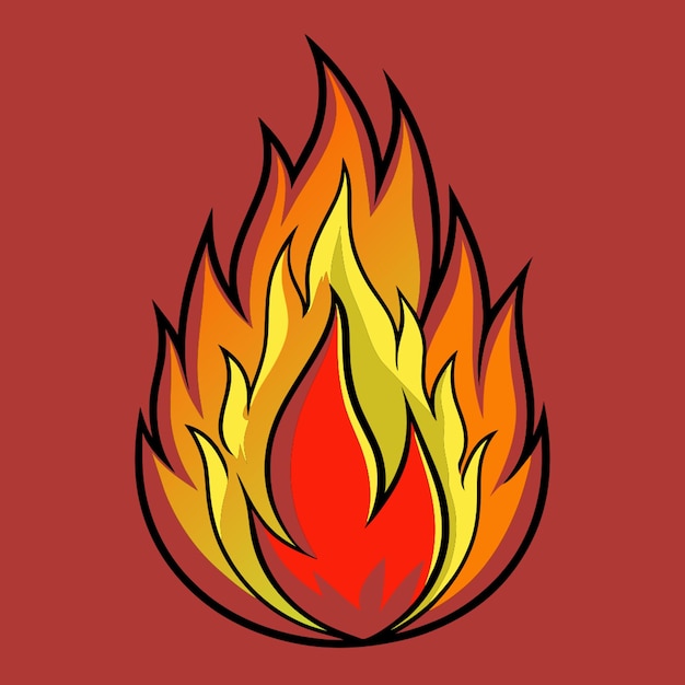 fire vector illustration