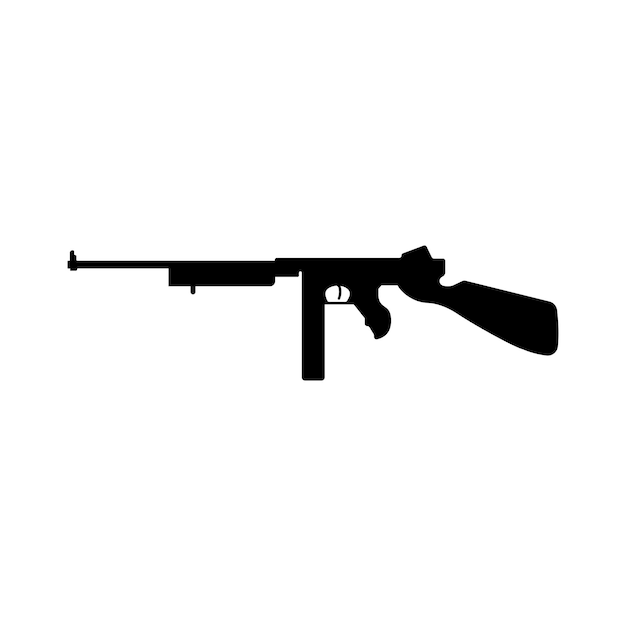 Firearms icon vector template illustration logo design