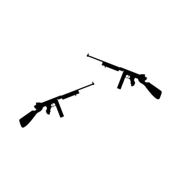 Firearms icon vector template illustration logo design