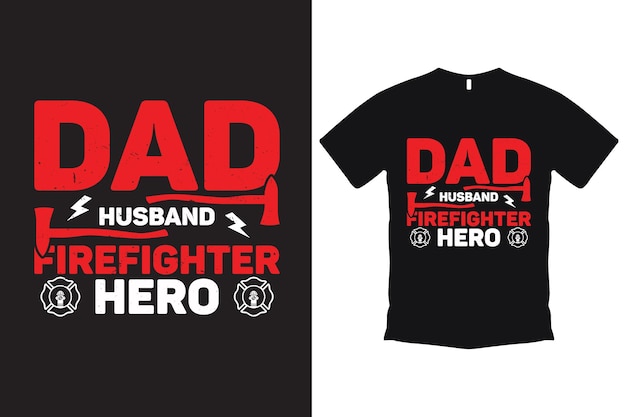 Firefighter Gaming T shirt Design Template