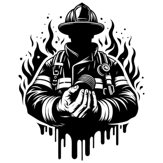 Firefighter Svg FileFire Fighter Cricut amp Silhouette fileFirst Responder svgGift For Father Fire