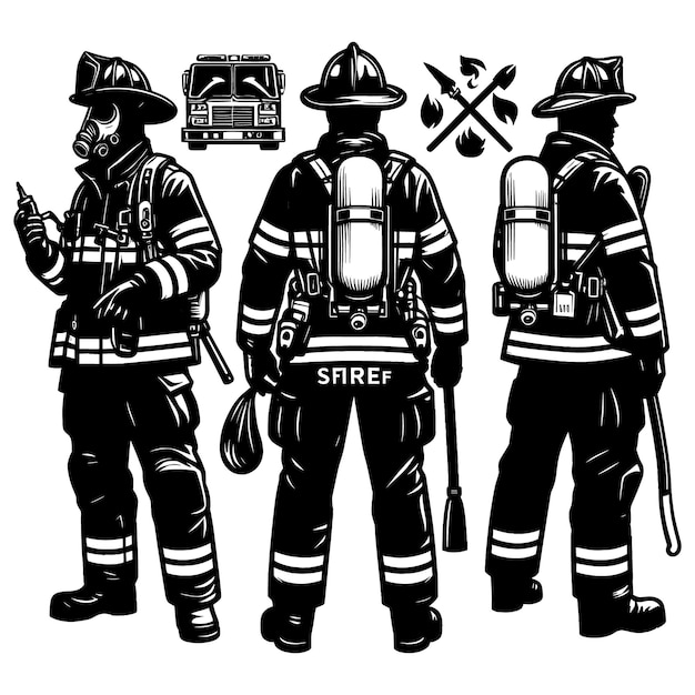 Firefighter Svg FileFire Fighter Cricut amp Silhouette fileFirst Responder svgGift For Father Fire