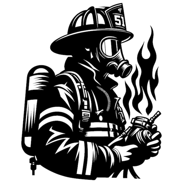 Firefighter Svg FileFire Fighter Cricut amp Silhouette fileFirst Responder svgGift For Father Fire