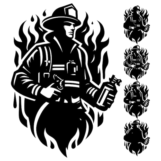 Firefighter Svg FileFire Fighter Cricut amp Silhouette fileFirst Responder svgGift For Father Fire