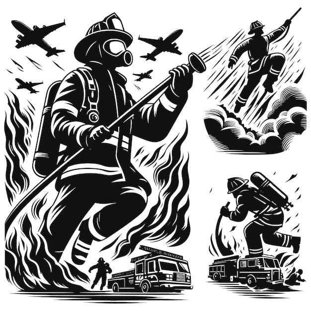 Firefighter Svg FileFire Fighter Cricut amp Silhouette fileFirst Responder svgGift For Father Fire