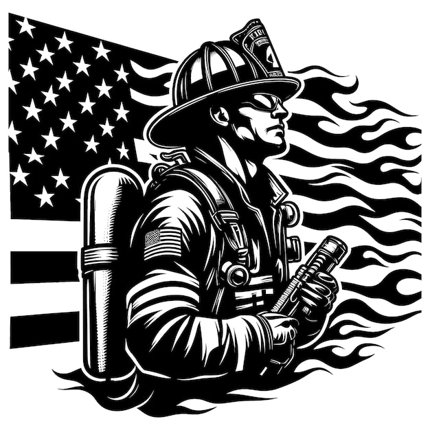 Firefighter Svg FileFire Fighter Cricut amp Silhouette fileFirst Responder svgGift For Father Fire