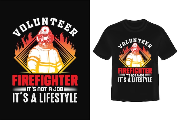 Firefighter T Shirt Design