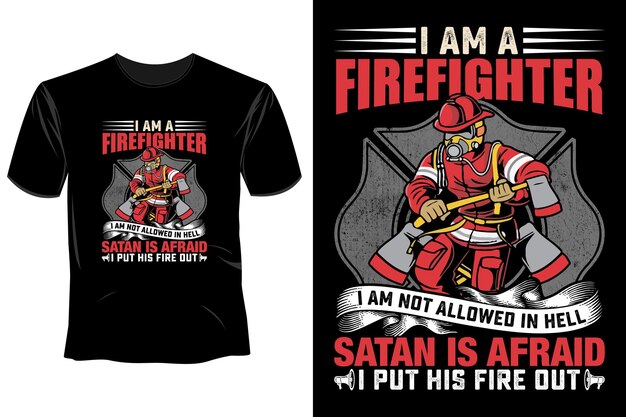 Firefighter T Shirt Design