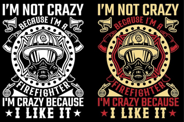 FIREFIGHTER TSHIRT DESIGN