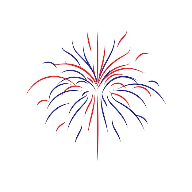 Firework illustration design