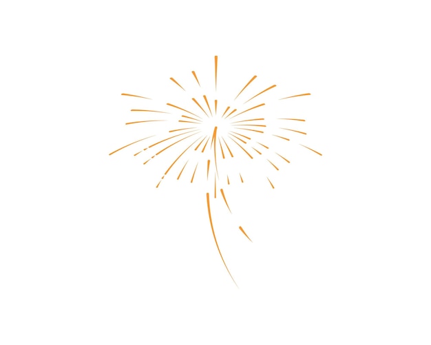 Firework vector illustration icon design