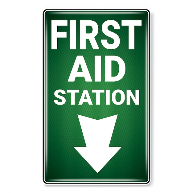 First Aid Station Symbol.