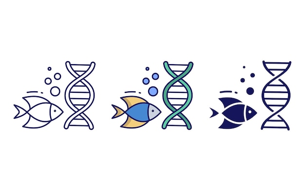 Fish biology icon