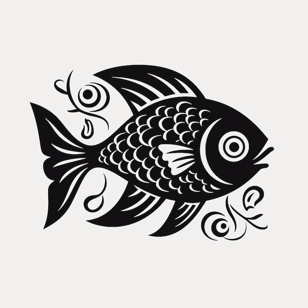 Fish cute vector