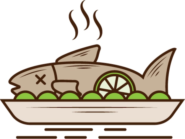 Fish Grill Food Icon