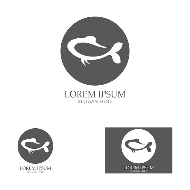 Fish logo template