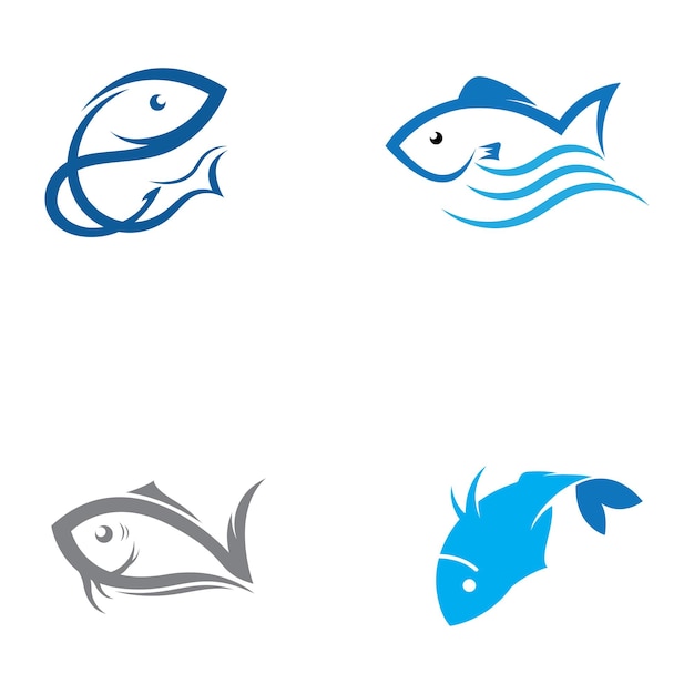 Fish logo template