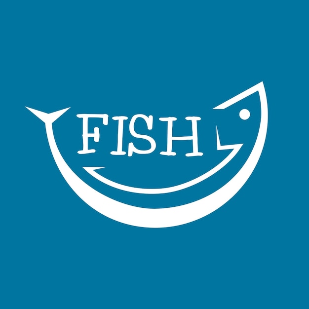 Fish a stylized symbol for the logo