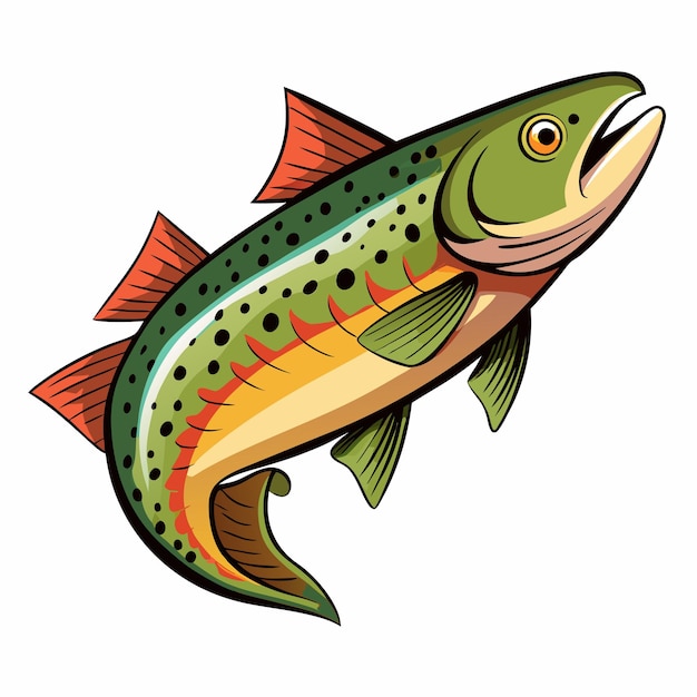 Fish Vector Art Illustration